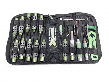 XCEED tool set 1/8 Off-ROAD including bag (HSS type), 21 pcs.