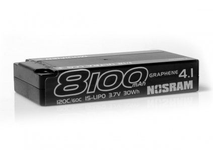 NOSRAM 8100 G4.1 - 1/12 1S - 120C/60C - 3.7 LiPo - 1/12 Competition Car Line Hardcase