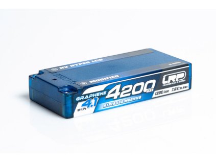 HV Ultra LCG Modified Shorty GRAPHENE-4.1 4200mAh Hardcase Akku - 7.6V LiPo - 120C/60C