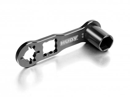 HUDY Wheel Nut & 3/4 Shoe Flywheel Multi-Tool 1/8 Buggy & GT