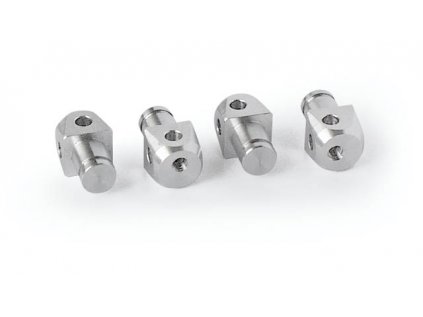 ALU ECCENTRIC FRONT UPPER PIVOT PIN HOLDERS  (4)
