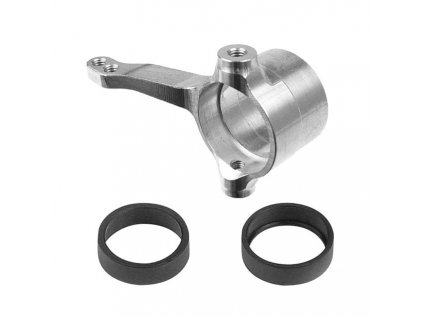 ALU STEERING BLOCK LEFT FOR C-HUB SUSP.