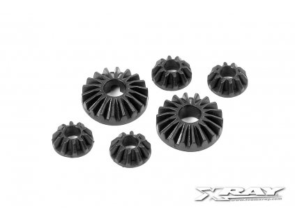 COMPOSITE GEAR DIFF BEVEL & SATELLITE GEARS (2+4)