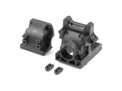 XB8 SEMI-SPLIT DIFF BULKHEAD BLOCK SET FRONT/REAR - V2
