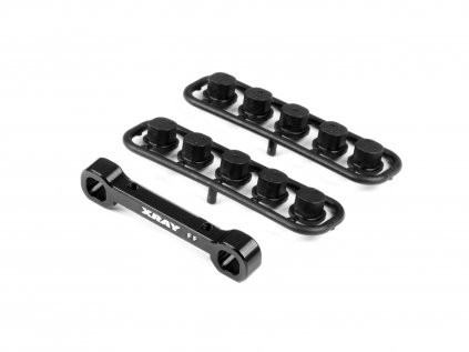 GT'22 ALU FRONT LOWER SUSP. HOLDER - FRONT - SQUARE ADJ. ROLL-C.