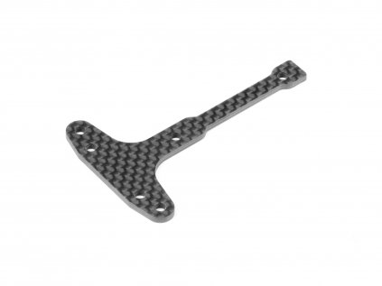 XB4'22 GRAPHITE CHASSIS T-BRACE - FRONT - 2.2MM