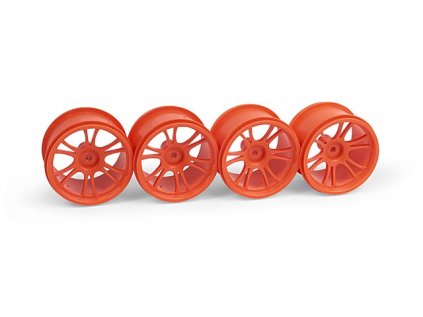 XRAY M18MT STARBURST WHEELS - ORANGE (4)