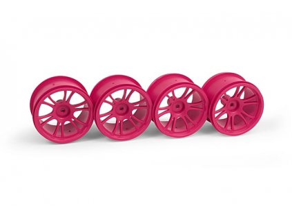 XRAY M18MT STARBURST WHEELS - PINK (4)