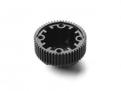 COMPOSITE GEAR DIFFERENTIAL CASE WITH PULLEY 53T - LCG - NARROW - GRAPHITE