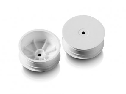 2WD FRONT WHEEL AERODISK WITH 12mm HEX - WHITE - HARD (2)