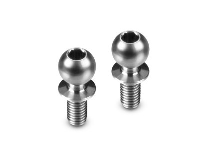 HUDY Titanium Ball Stud D=5.4 / L=6 / S=4.5 / 2mm Hex (2)
