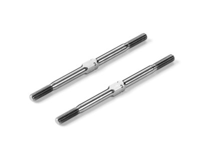 HUDY Titanium Adjustable Turnbuckle 55mm M3 L/R (2)