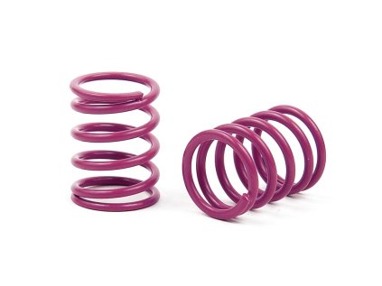 XRAY SPRING-SET D=1.8 (35.5 LB) PURPLE - MEDIUM-HARD - FRONT (2)