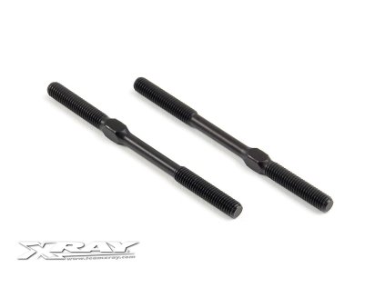 ADJ. TURNBUCKLE M5 L/R 75MM  - SPRING STEEL (2)