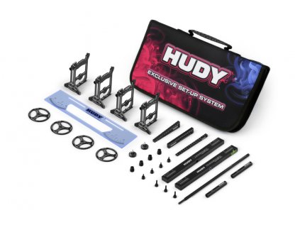 COMPLETE SET OF SET-UP TOOLS + CARRYING BAG - FOR 1/10 TOURING CARS