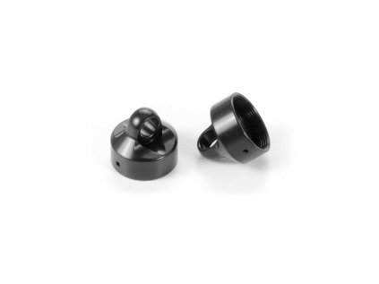 XB8 ALU SHOCK CAP NUT - SWISS 7075 T6 - BLACK COATED (2) --- Replaced with #358055