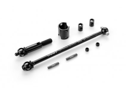 ECS FRONT DRIVE SHAFT 81MM WITH 2.5MM PIN - HUDY SPRING STEEL™ - SET
