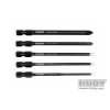 Set Of Power Tool Tips (Hex 2, 2.5, 3mm + Phillips 4, 5.8mm)