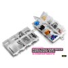 HUDY Tiny One-Piece Hardware Box - 8-Compartments