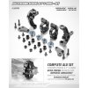 ALU STEERING BLOCKS & 7° C-HUBS - SET