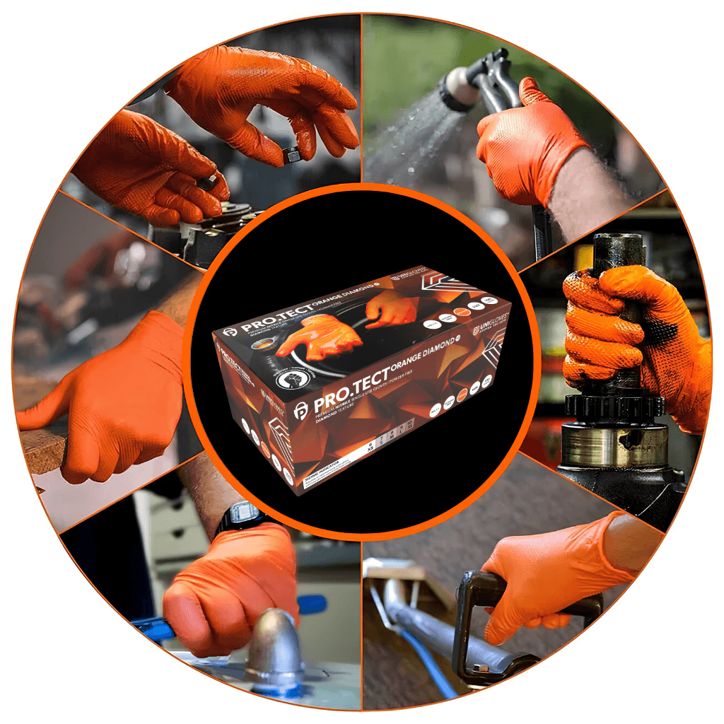 Pevne-nitrilove-rukavice-unigloves-orange-diamond-grip