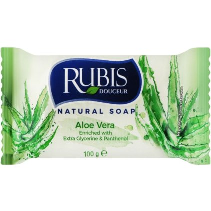 Rubis aloe vera prírodné mydlo 100g xrukavice