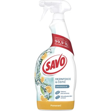 Savo pomaranc univerzalny cistic a dezinfekcia 700 ml sprej