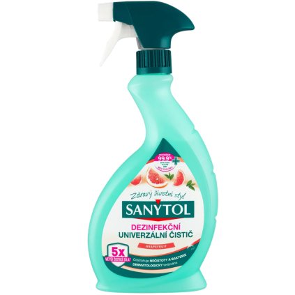 Sanytol dezinfekcia univerzalny cistic grapefruit s rozprasovacom 500 ml