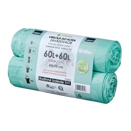 Sacky do kosa 60 x 70 cm 2 x 10 ks 60 60 l