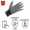 Antistaticke pletene rukavice wurth touch esd