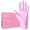 Nitrilové bezpudrové rukavice Mercator nitrylex pink ružové 100 ks