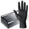 Čierne latexové rukavice - Unigloves Black Latex 100 ks