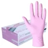 Nitrilove rukavice ruzove unigloves pink pearl 100 ks