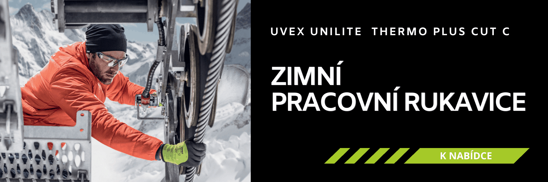 Zimní pracovní rukavice uvex unilite cut c