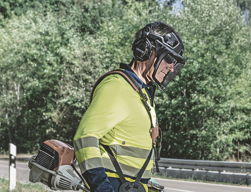 Mřížkový obličejový štít uvex pheos faceguard