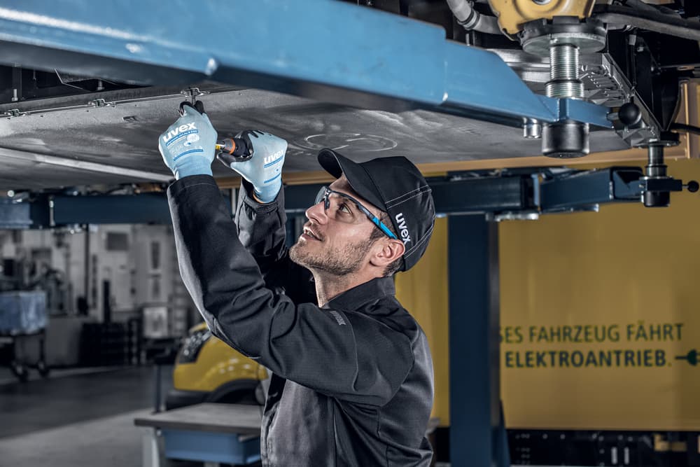 uvex u-cap sport při pracovním použití