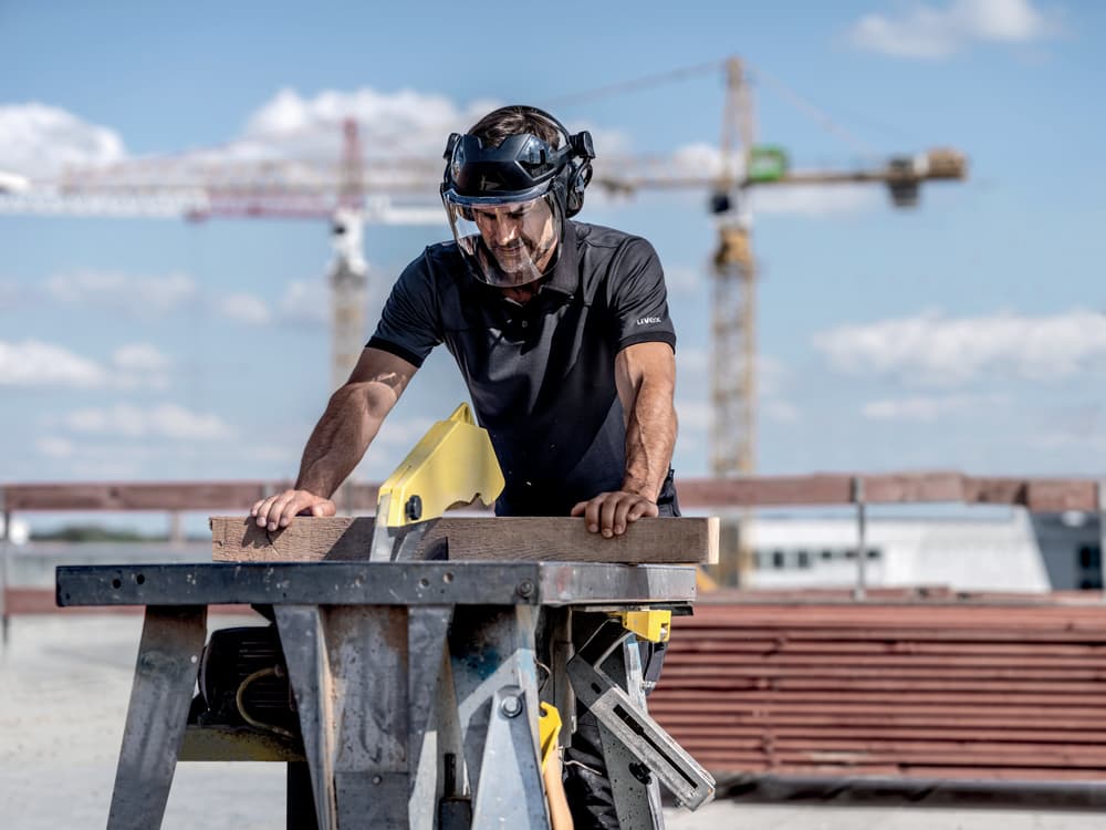uvex pheos faceguard s integrovanou ochranou sluchu