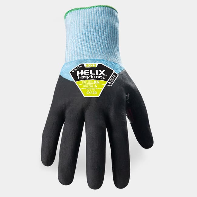HexArmor Helix Series 3023 při práci