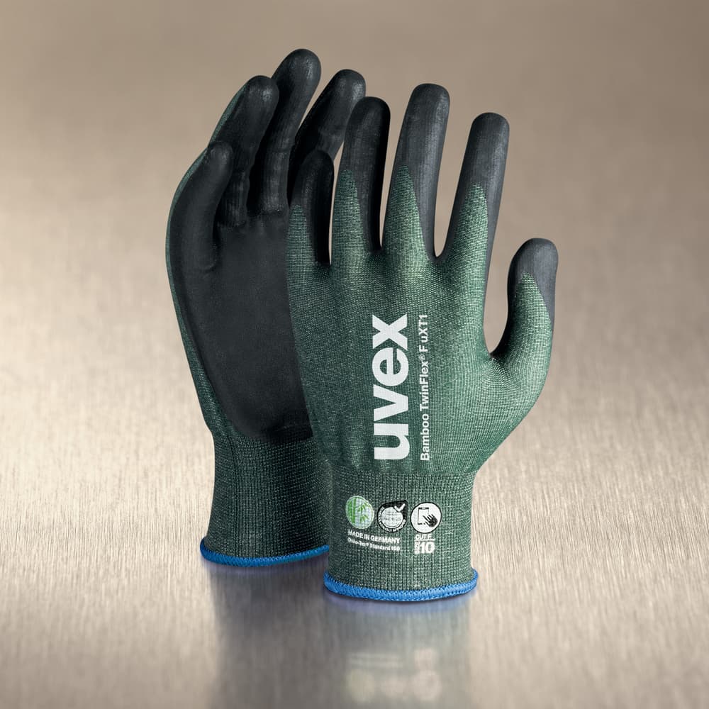 uvex Bamboo TwinFlex F uXT1 protipořezové rukavice Cut F
