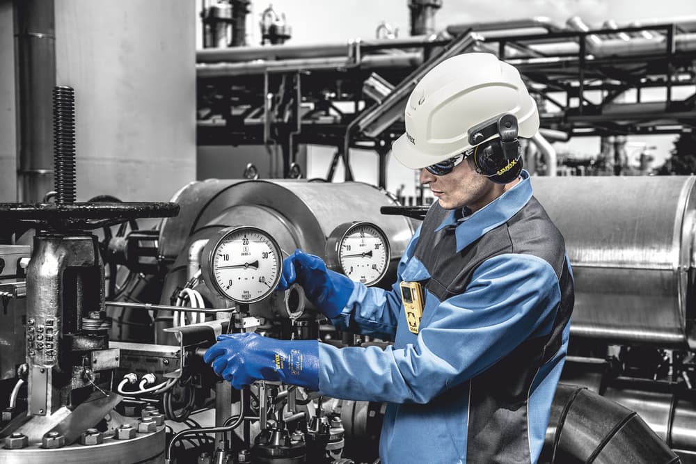 Chemicky odolné rukavice uvex rubiflex S NB35B
