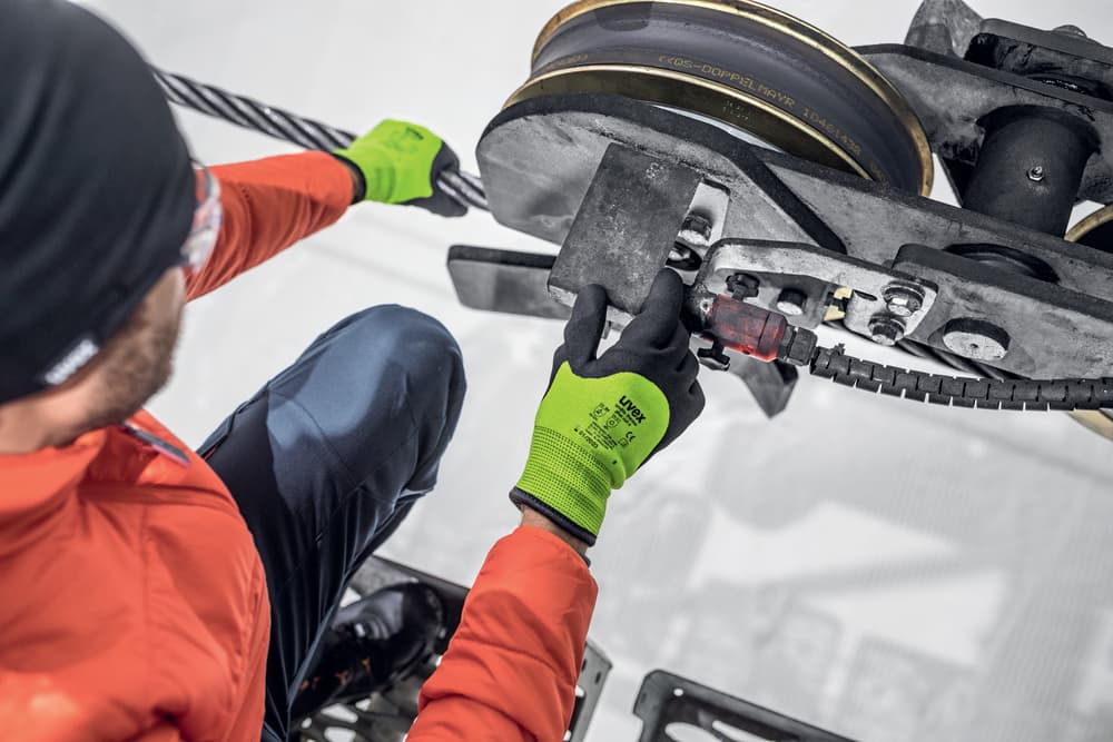 uvex unilite thermo plus cut c zimní protipořezové rukavice