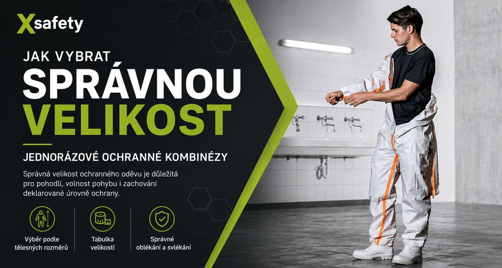 Jak vybrat správnou velikost jednorázové ochranné kombinézy