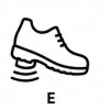 E - Absorpce energie v oblasti paty