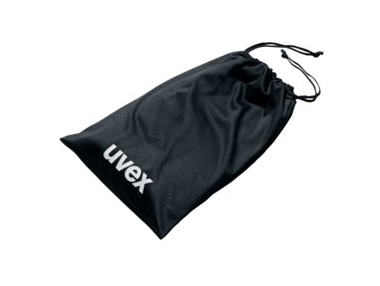 Mikrovláknový obal na uzavřené ochranné brýle uvex 9954360 - černý