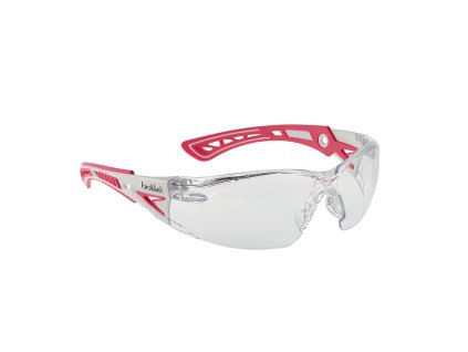 Ochranné pracovní brýle Bollé RUSH+ small pink čiré
