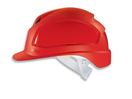 Ochranná pracovní přilba uvex pheos B - červená