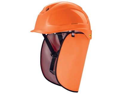 Ochranná přilba uvex pheos S-KR s Mips® s ochrannou šíje - oranžová