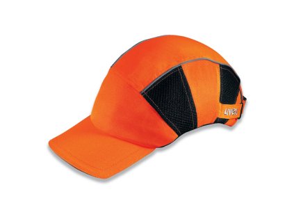 Bezpečnostní protinárazová čepice uvex u-cap armadillo - reflexní oranžová