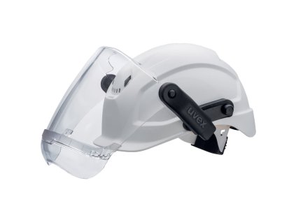 Polykarbonátový štít s chráničem brady na přilbu uvex pheos magnetic 9906009