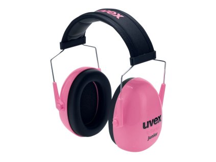 Dětské ochranné sluchátka uvex K Junior - růžové